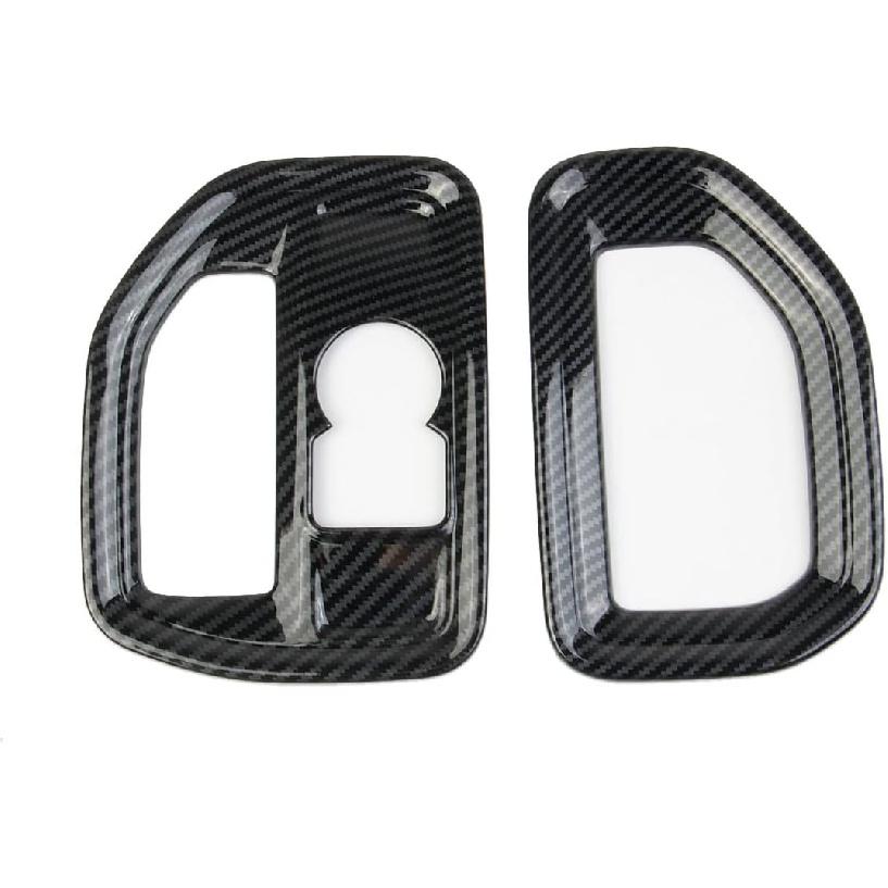 Carbon Fiber Dashboard Side Air Vent AC Outlet Cover Trim For -2025 Chevy Silverado 1500/GMC Sierra 1500 For -2025 Sierra/Silverado 2500 3500 HD(One