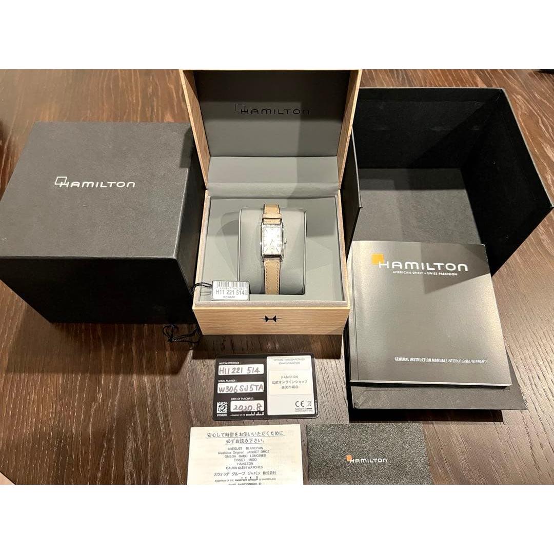 Used HAMILTON Hamilton Watch Ladies Ardmore Leather Quartz