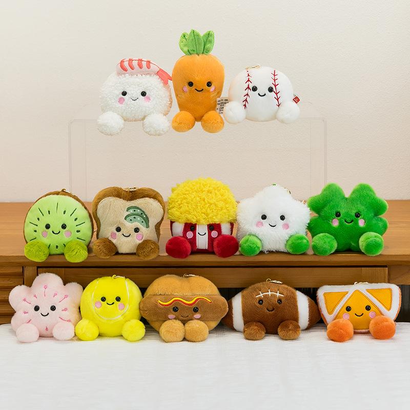 Fruit Scented Sandbag Pendant Doll Doll Cartoon Plush Doll Children's Birthday Gift Wholesale Keychain