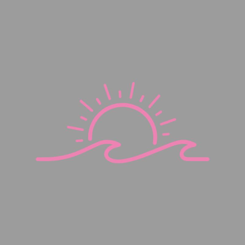 Sun Waves Reflecting Each Other Creative&funny Stickers for Cartoon Fans&lover,high Quality for Car Trucks Motorcycles & Laptops