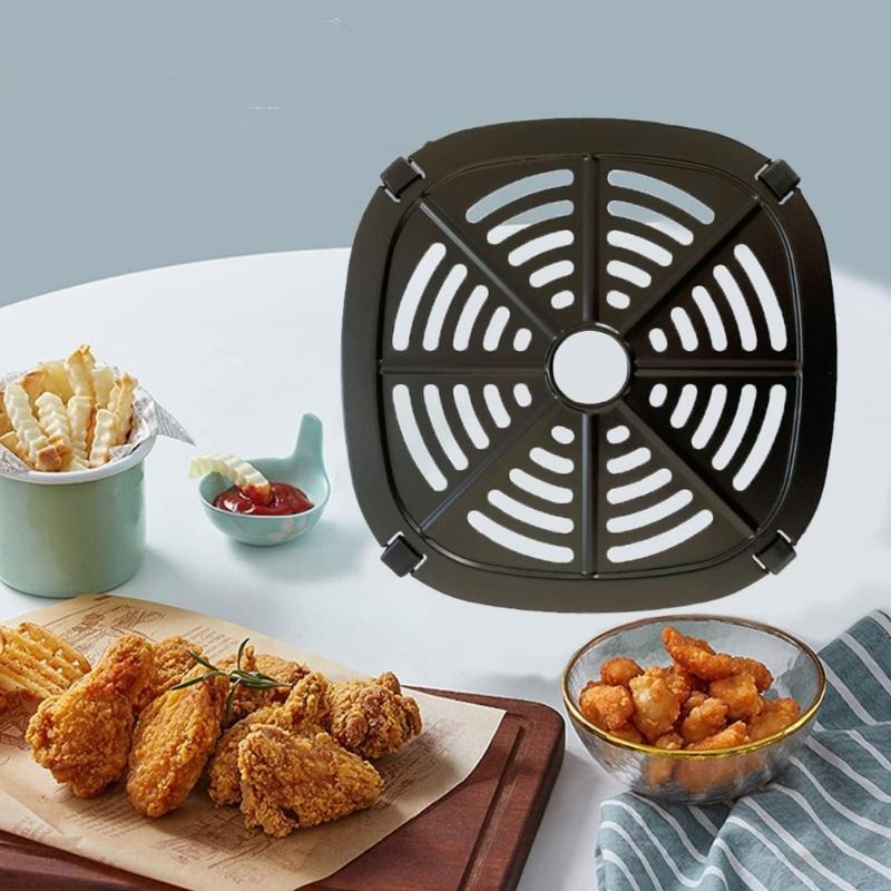 Metall-Fritteusen-Platteneinlagen Metall-Fritteusen-Unterlage Kohlenstoffstahl-Fritteusen-Zubehör Geeignet zum Backen und Kochen