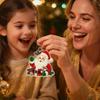 2D Acrylic Christmas Hanging Ornament for Holiday Tree, Window, Wall and Home Decor