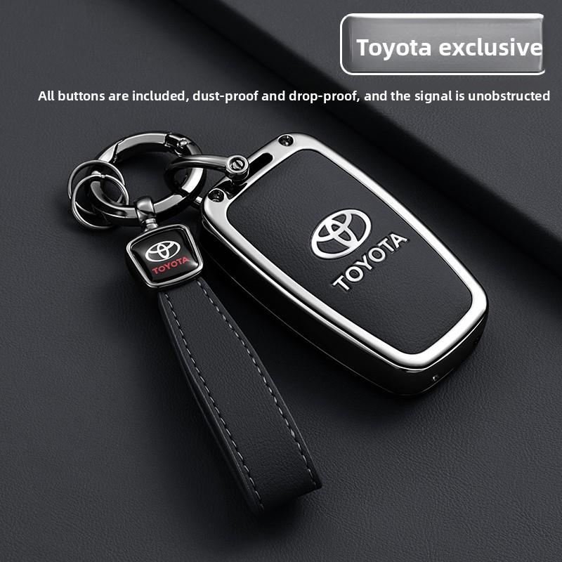 Compatible with Toyota key covers for Camry, Corolla, Avalon, RAV4, Highlander, Levin, CHR, and Velite