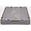 [.co.jp Exclusive] TRUSCO Nakayama TRUSCO Danbo Thin Folding Container 50L with Lock Lid Gray TR-C50B-A-DNB-GY Storage Case Storage Box