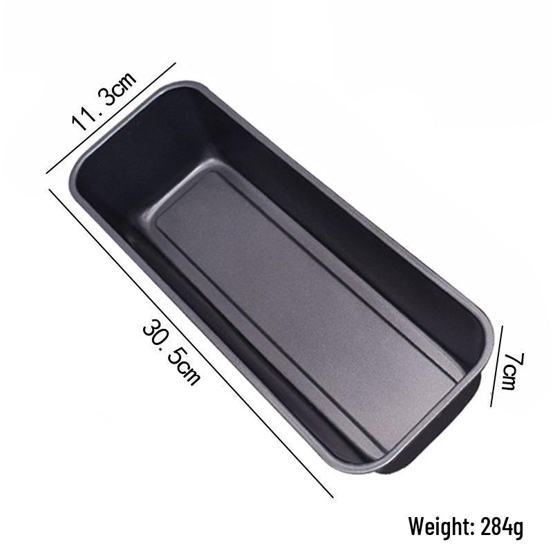 Golden Corrugated Toast Box with Lid - 450g Non-Stick Bread Mold for Baking