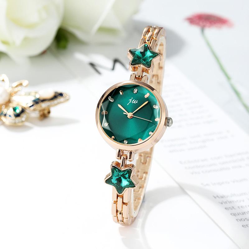 

Women s Watch simple Fashion Starfish Bracelet Blue Multi sided Glass Dial Trendy Female Student Vintage Quartz Wristwatches