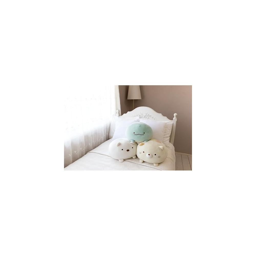 Sumikko Gurashi MR78001 Super Mochimochi Daifuku Cushion White Bear 30cm