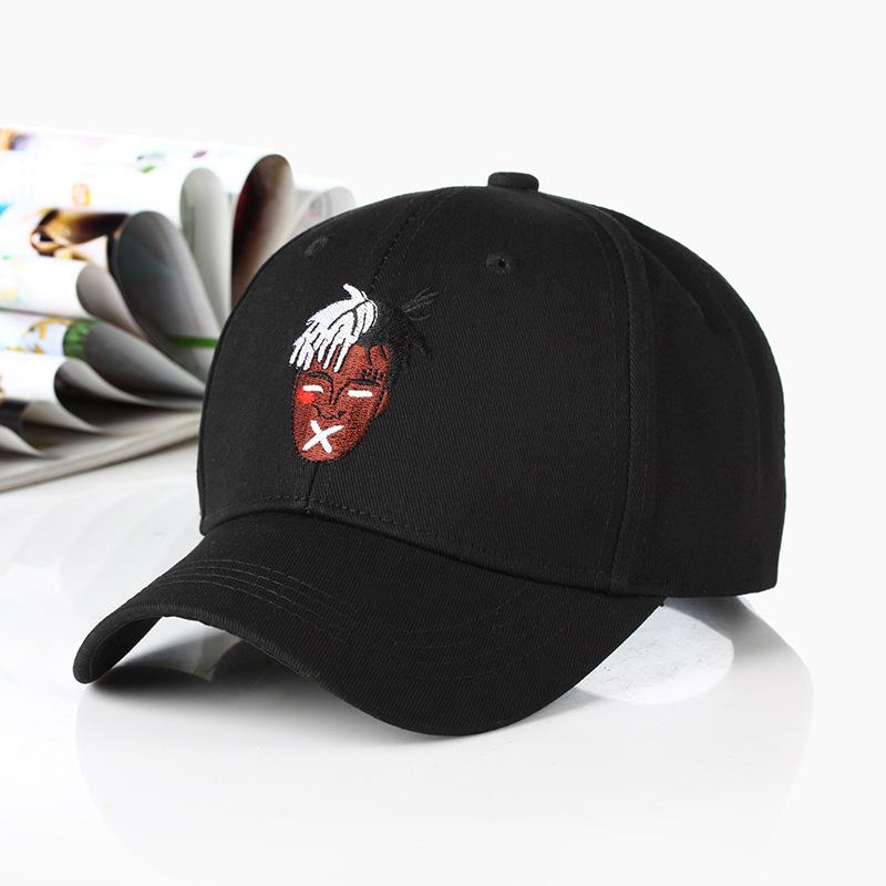 Cry Face Curved Brim Baseball Cap - Sun Protection Outdoor Style