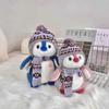 Penguins Stuffed Animal Doll Cute Clothing Penguins Stuffed Animal Plush Toys With Hat Scarf for Kids Boys Girls