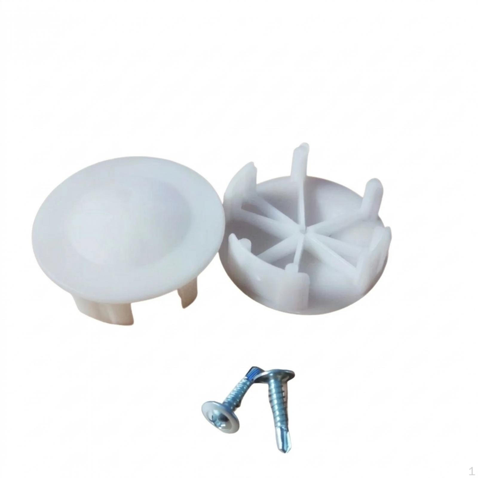 Behúzható napellenző alkatrészek kézi hajtókaros motorral, Kültéri előtető pótalkatrészei, Végzárók 65/70 Tube Front End Cap (Pair)