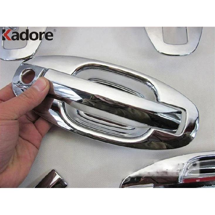 Side Door Handle Bowl Cup Cover Trim For Hyundai Santa Fe 2001 2002 2003 2004 2005 2006 Chrome Car Exterior Accessories