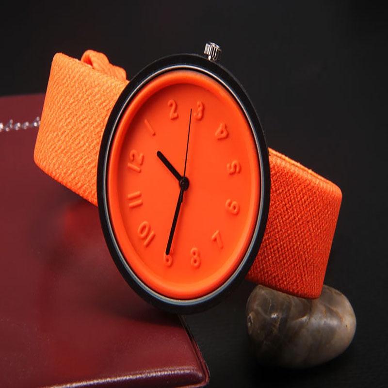Elegant Fashion Number Dial Simple Round Wrist Watch Bracelet For Women