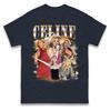 Camiseta de Agradecimiento Colección Celine Dion Negra Unisex S-5XL