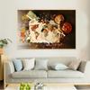 Spices Map Canvas Painting Grains Spoon Peppers Wall Art Kitchen Poster Print Decorative Picture For Dining Room Home Decor Unframed