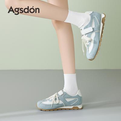 Augustine Blue Dexun Shoes Autumn New Platform Ballet Style Forrest Gump Sports Board Shoes Casual Shoes
