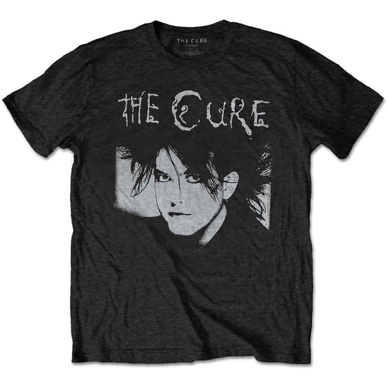 The Cure T-Shirt Robert Illustration Official Band Black New M