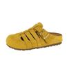 Versatile retro baotou half slippers women's outer wear summer new lazy hollow slippers platform sandals