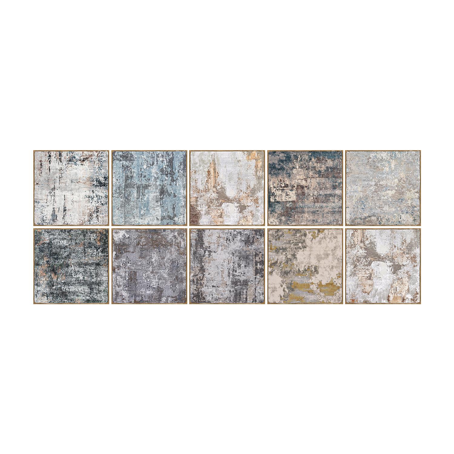 

Retro Butterfly Hand-Painted Brick Beautiful Seam Sticker Wall Sticker Kitchen Bathroom Crystal Thickened Waterproof And Moisture-Proof Wallpaper Wall 15CM * 15CM * 10pcs