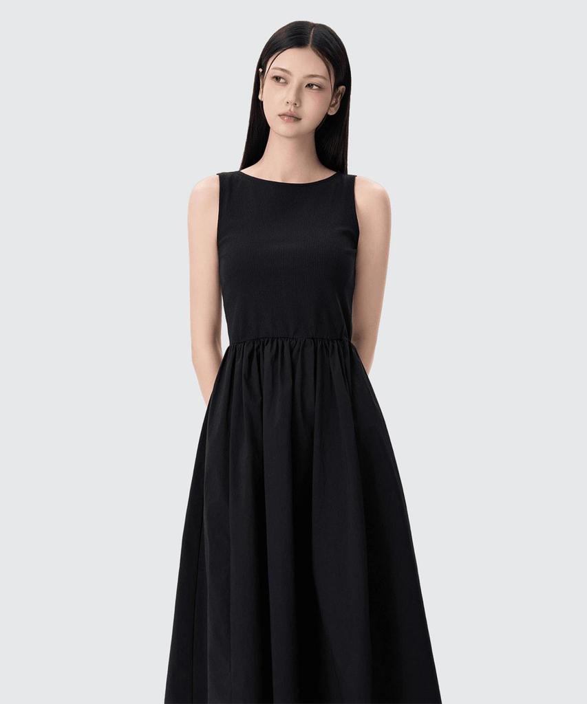MIXXO Combination Sleeveless Long Dress_Miwowg702G