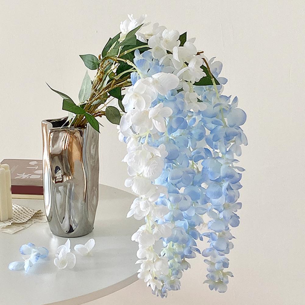 Falscher Hängeblumen-Anhänger Aufwertende Kunstblumen Wetterfeste Künstliche Hängeblumen für Innen Außen zum Aufhängen für A