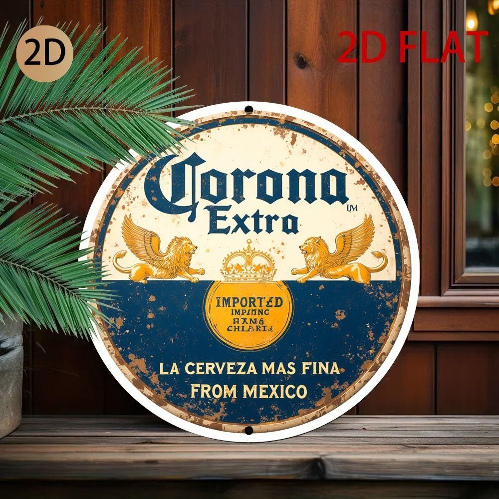 Segno in Latta Metallico Birra Decorazione Murale 20x30cm