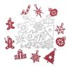 1 Set Weihnachten Stanzformen DIY Stanzform Weihnachten Scrapbook Prägung Glatte Dekorationen Neujahrskartenherstellung