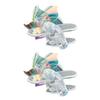 1/2/4/6Pcs Car Ornaments with Light Cool Dynamic Rotating Design Easy Installation Aircraft Shape Motorcycles Bicycles Decorations