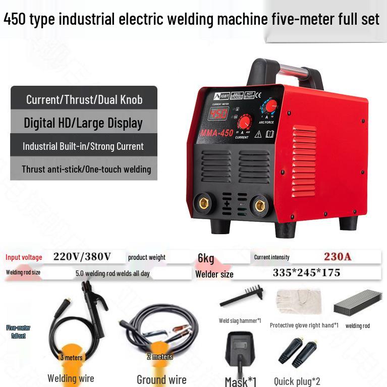 Naisunjia Dual Voltage MMA-450 High Power Welder 220/380V