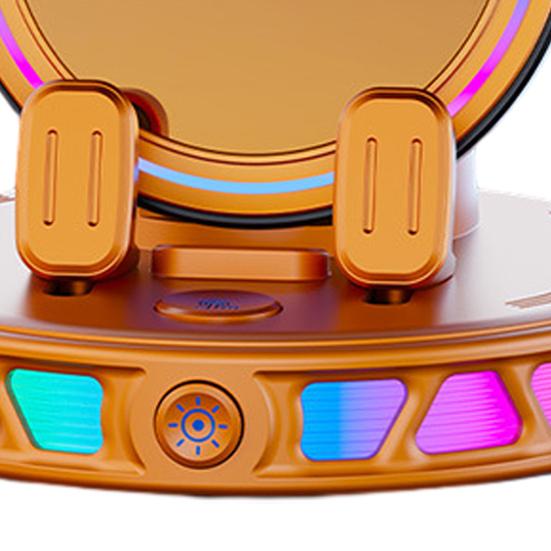 Supporto per Telefono da Auto con Ricarica Wireless e Luce Ambientale RGB Caricabatterie Magnetico per Telefono da 15W Supporto di Ricarica per Cellulare Ventosa a Vuoto Accessori per Auto