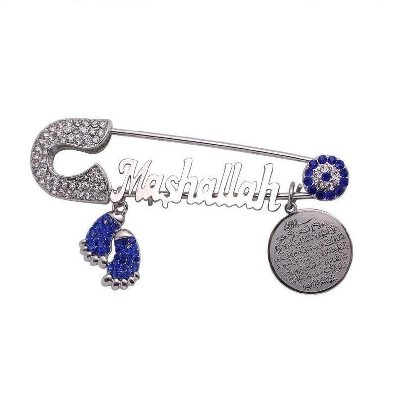 Retro Islam Muslim Quran Brooch Men and Women Trend Charm Clothing Accessories Allah Amulet Jewelry Gift