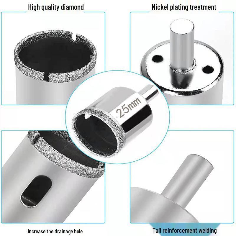 Diamond Glass & Tile Hole Saw Drill Bit for Marble and Ceramic