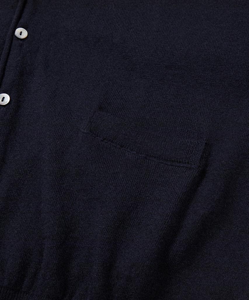 Kyuseu Extra Fine Wool V Cardigan (Navy)