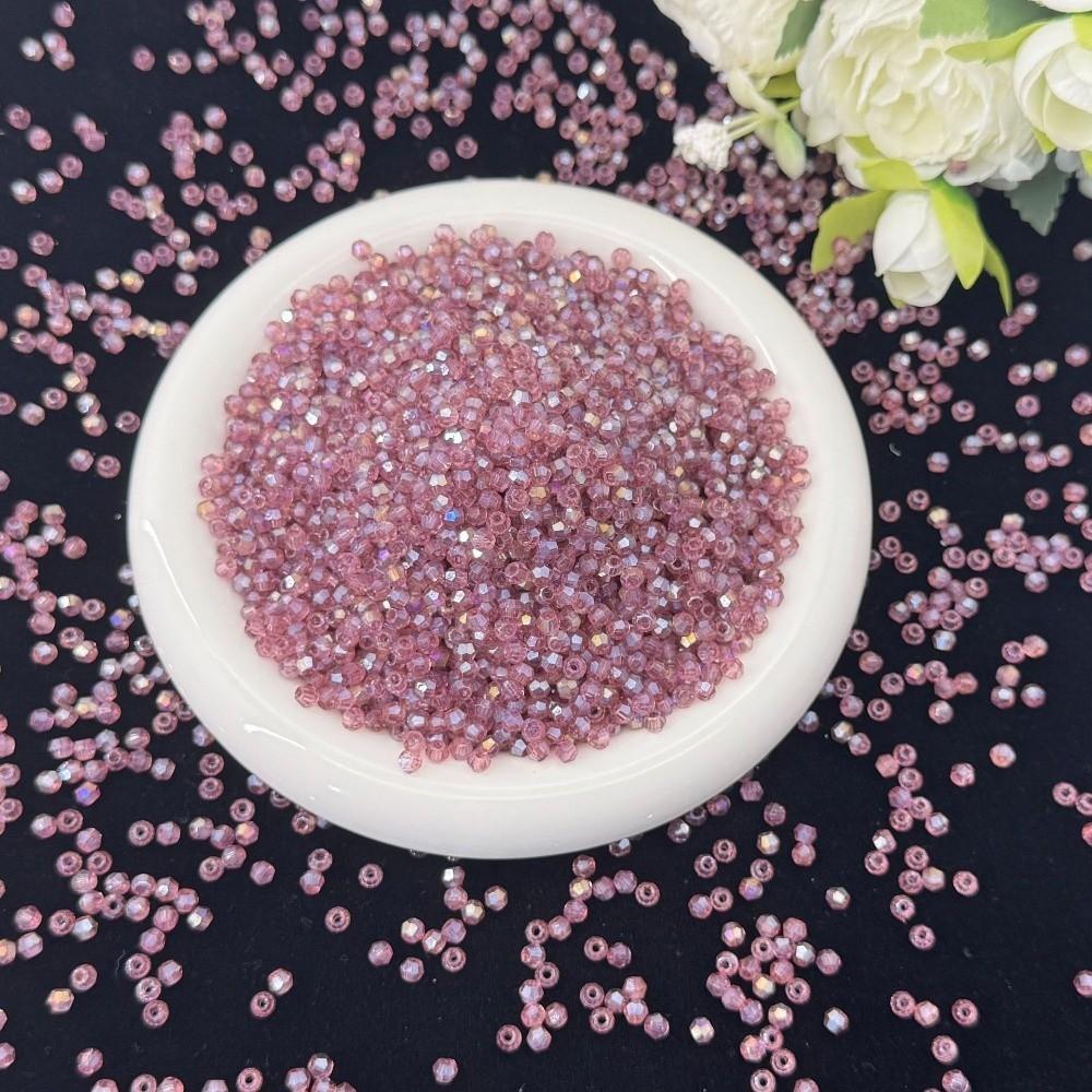 150pcs Clear AB Color Bulk Crystal Beads 4mm Faceted Crystal Beads  DIY Bracelets Necklace