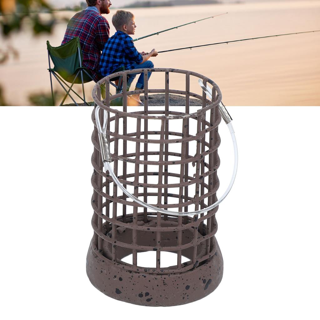 Angelköderkorb Leicht Schnell sinkend Robuster Metall Angelköderfalle Korb Futterkorb 50g