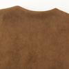 Spring/Summer 2025 Women's Slim Fit Sleeveless Vest with Versatile Embroidery Design in Suede Texture