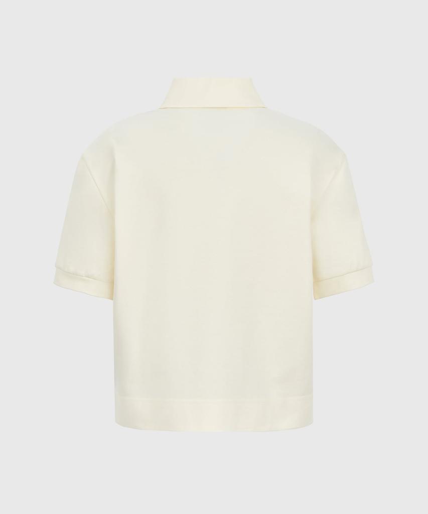 DUVETICA Nerte (Dark Cream) (Women'S Short-Sleeve Polo Shirt)