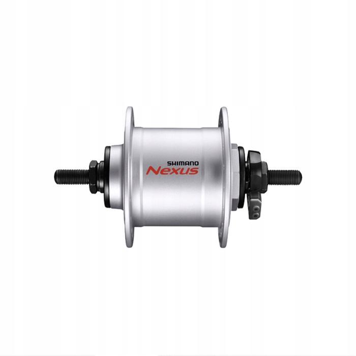 Piasta Przednia Shimano Nexus Dh-C3000-2N Z Dynamem Nakrętka 36H 6V Srebrna