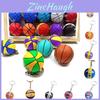 Chaveiro de Basquete em Couro Com Pingentes de James Curry Durant Kobe Harden E Irving