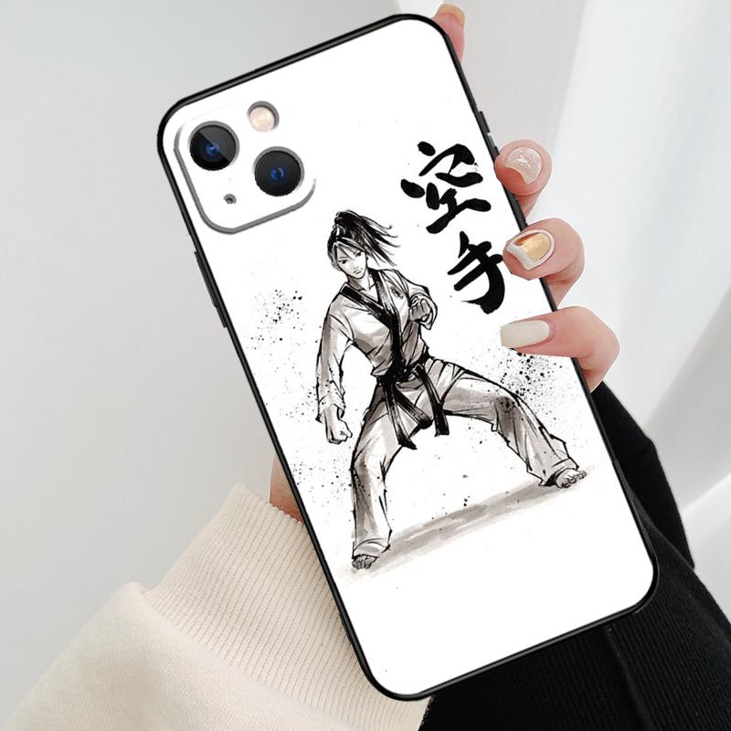 Kung Fu Karate Taekwondo Kampfsport Handyhülle Für iPhone 17 Pro Max 16 15 11 13 12 14 Pro Max mini 15 16 Plus 16e 17 Air Cover