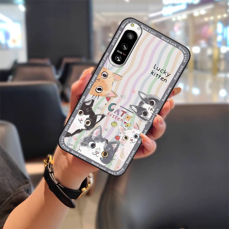 Graffiti Fashion Design Phone Case For Sony Xperia5 IV Anti-dust Protective Anti-knock Dirt-resistant Cartoon Back Cover