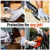 Cut Resistant Work Gloves, PU Coated Palm,Level 5 Safety Anti-Cut Gloves High-strength Industry Kitchen Gardening Anti-Scratch multi-Purpose