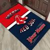 Naam Op Maat Boston Red Sox Logo Tapijt Vloerkleed voor Woonkamer Slaapkamer Huis Sofa Decoratie, Kinderen Spelen Antislip Vloermat