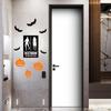Halloween Zombie Unisex Restroom Metal Sign - Funny Toilet Door Decor for Halloween Party