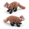 Realistische Tierfigur Leopardkatze Roter Panda Maus Schnabeltier Frettchen Egernia