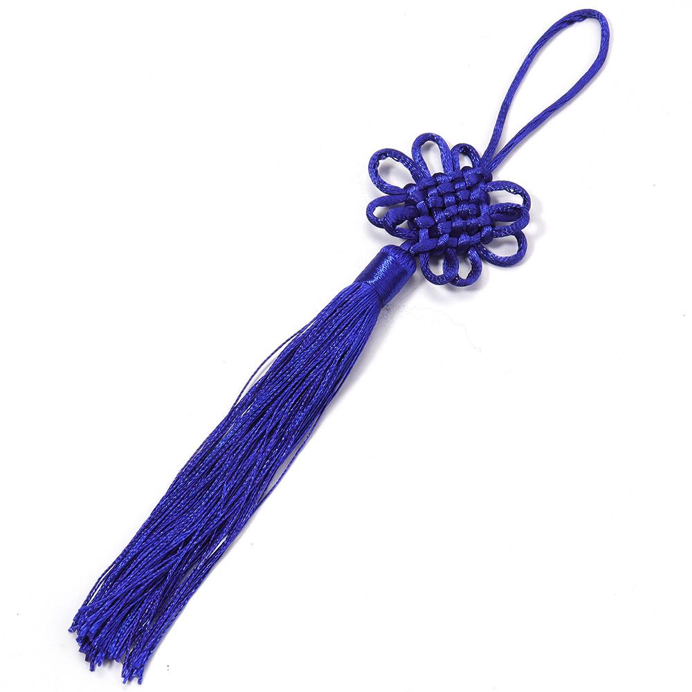 10pcs 21cm Chinese Knot Tassel Colorful Silk Fringe Tassel Trim For New Year Gifts Spring Festival Home Decoration Accessories