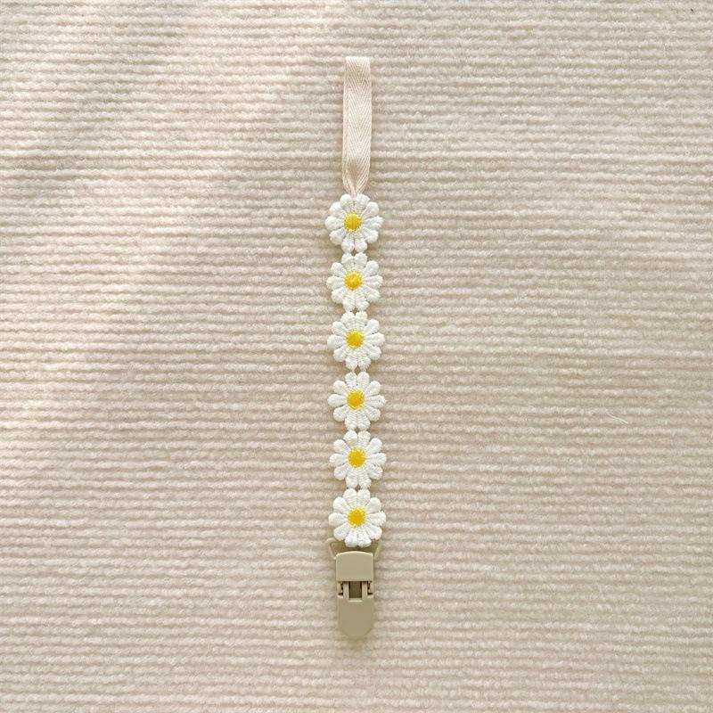 INS Korean Baby Pacifier Anti-Drop Chain and Teether Clip - Little Daisy Lanyard