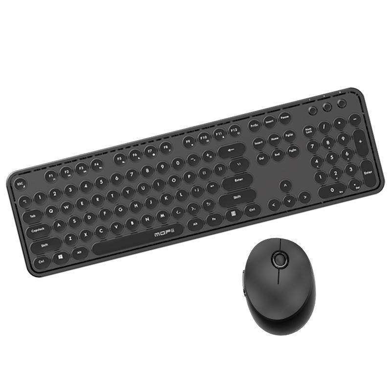 MOFII Motehand 2.4G Wireless Keyboard & Mouse Set - SWEET Colorful Lipstick Design