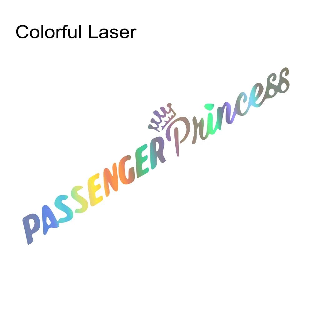 Passenger Princess Slogan Car Windshield Window Sticker Vinyl Decal Self-adhesive Auto Door Side Decoration Sticker Accessories