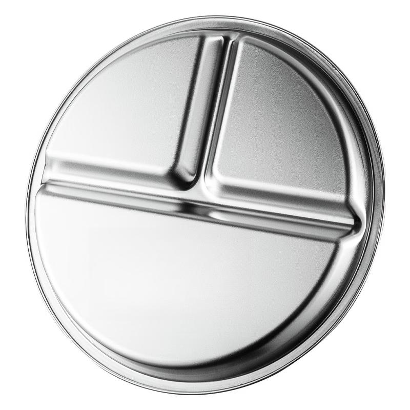 ZISIZ 316 Stainless Steel Divided Meal Plates