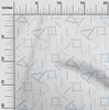 oneOone Cotton Flex Fabric Line Geometric Print Fabric BTY 40 Inch Wide